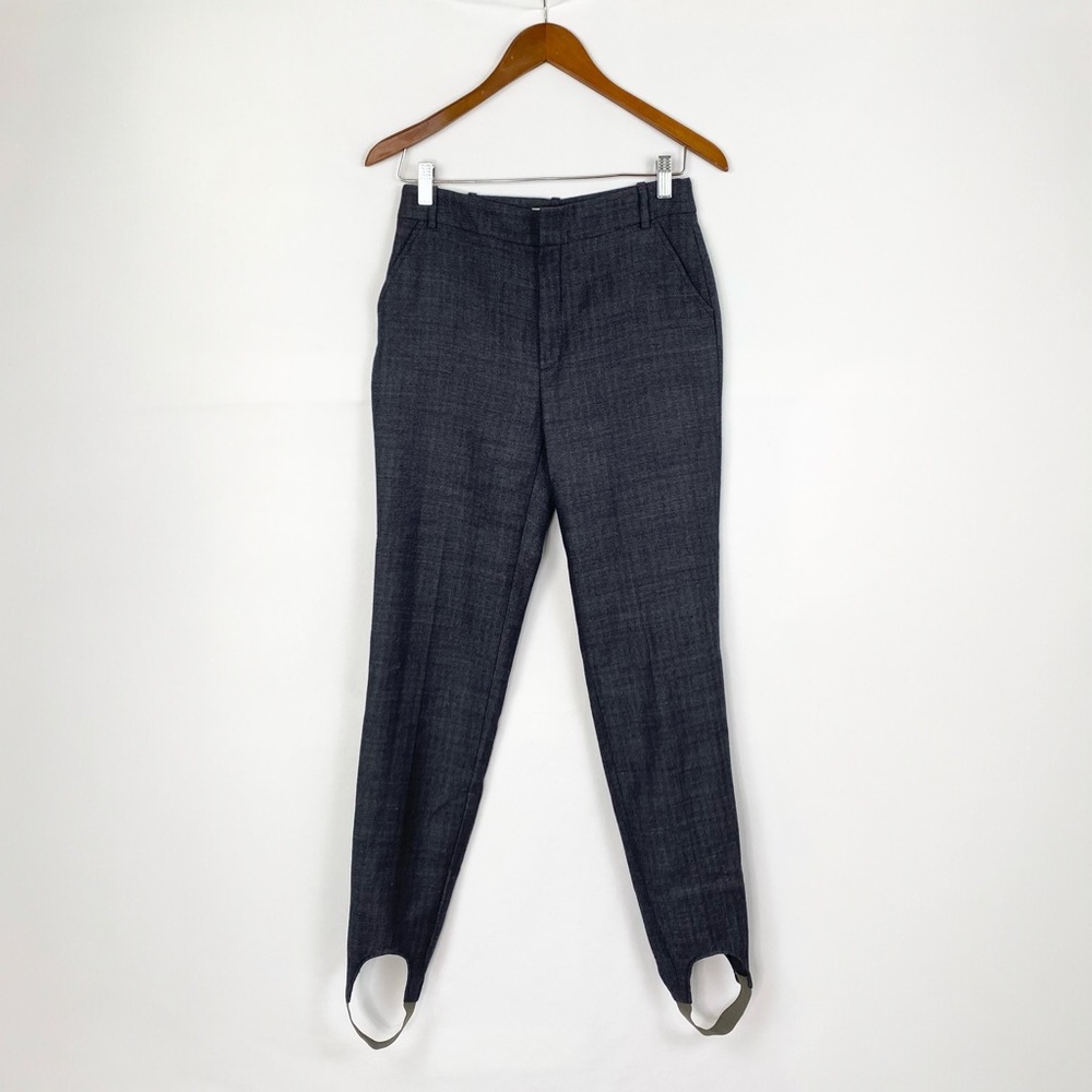 Frame Herringbone Stirrup Pant in Charcoal Multi Size 2 High Rise